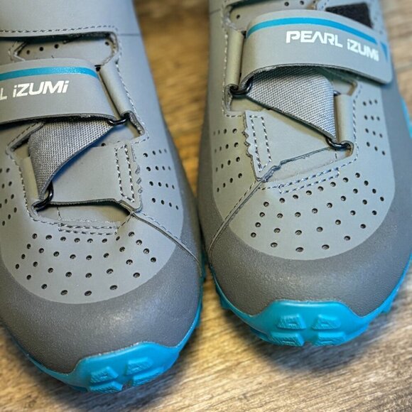 NEW PEARL IZUMI X-Alp Divide Moutain Bike Cycling Shoes Gray/Black Women's 42 - Picture 11 of 12